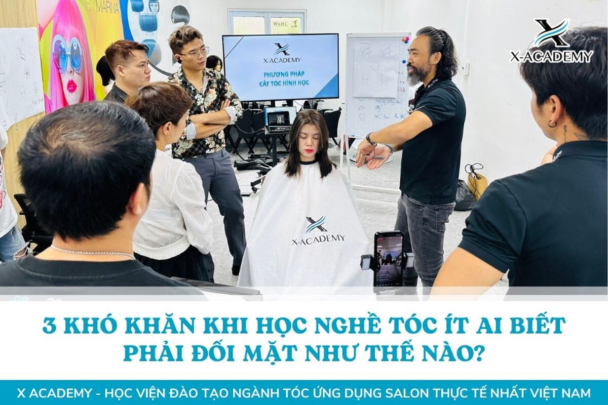 Có những khó khăn khi học nghề tóc gì?