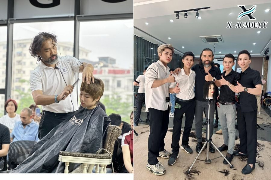 Đồng Hành Học Làm Tóc Cùng Chuyên Gia Tạo Mẫu Tóc Tại X-Academy
