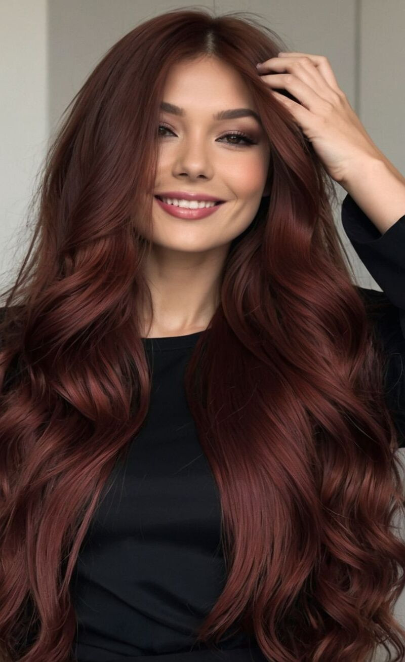 Tóc nâu socola nữ