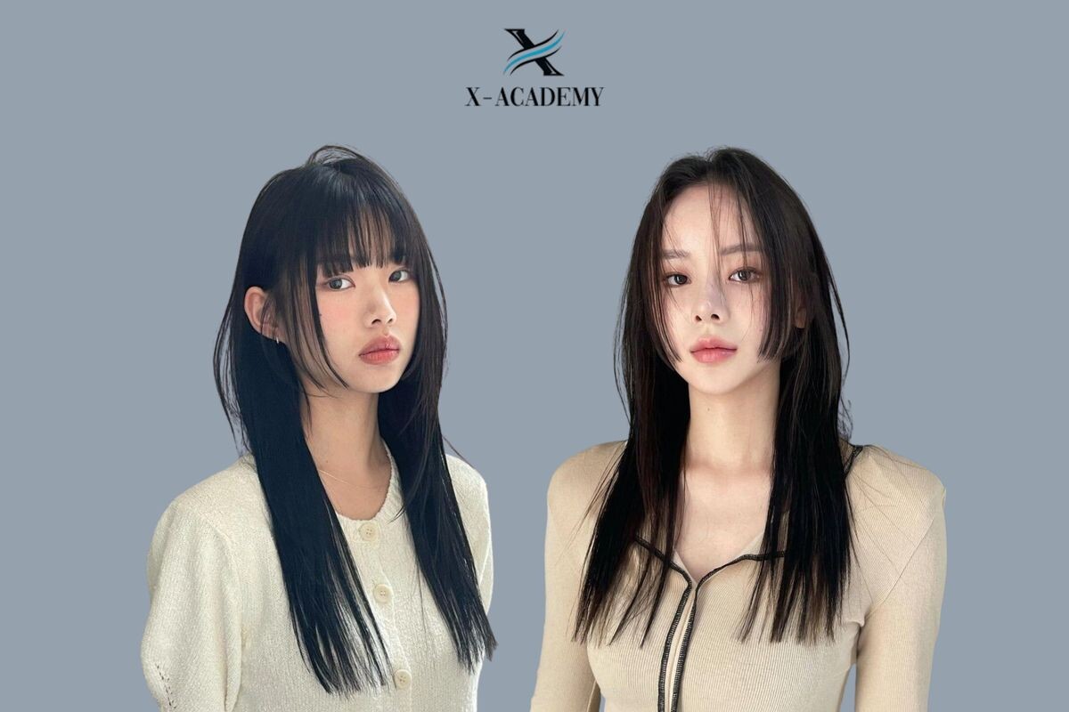 Tóc hime layer dài Nhật Bản