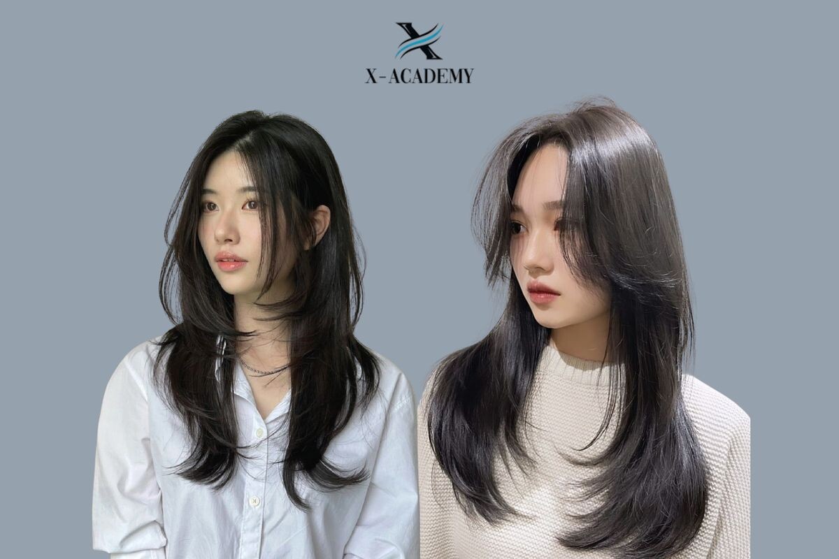 Layer nữ dài mái bay