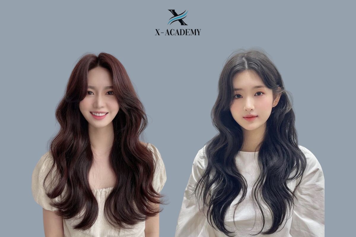 Tóc Layer uốn gợn sóng nước