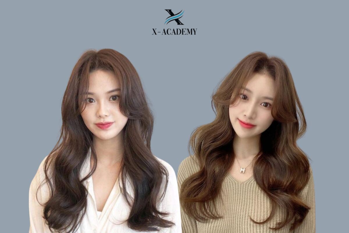 Tóc uốn gợn sóng mái dài