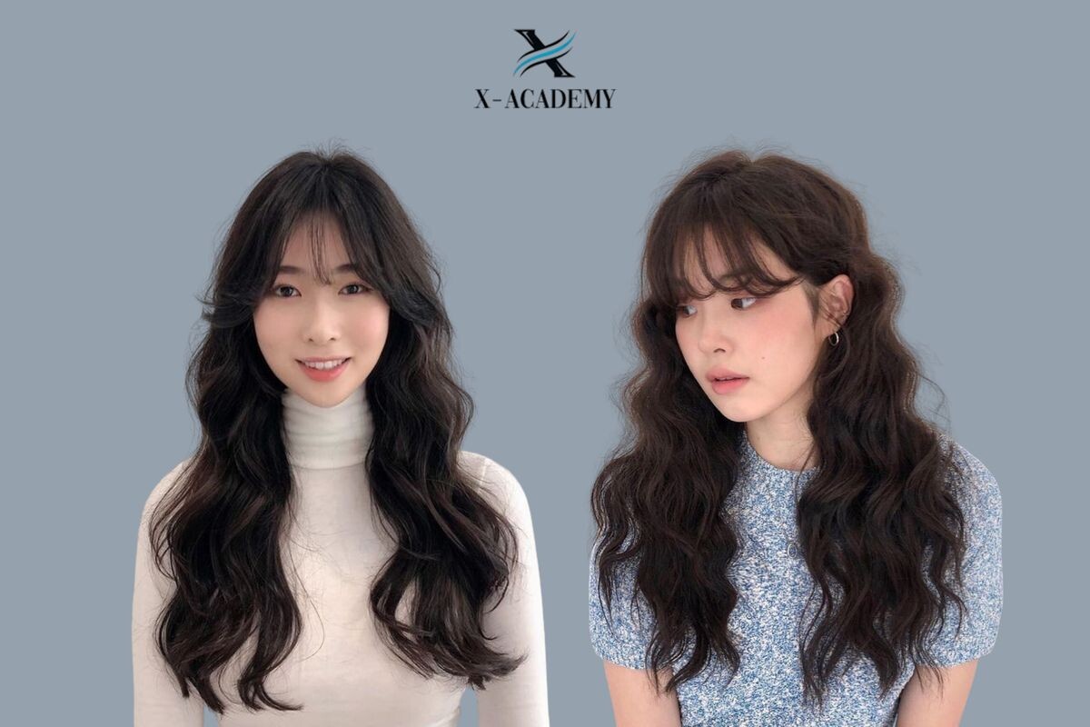 Tóc xoăn gợn sóng mái thưa