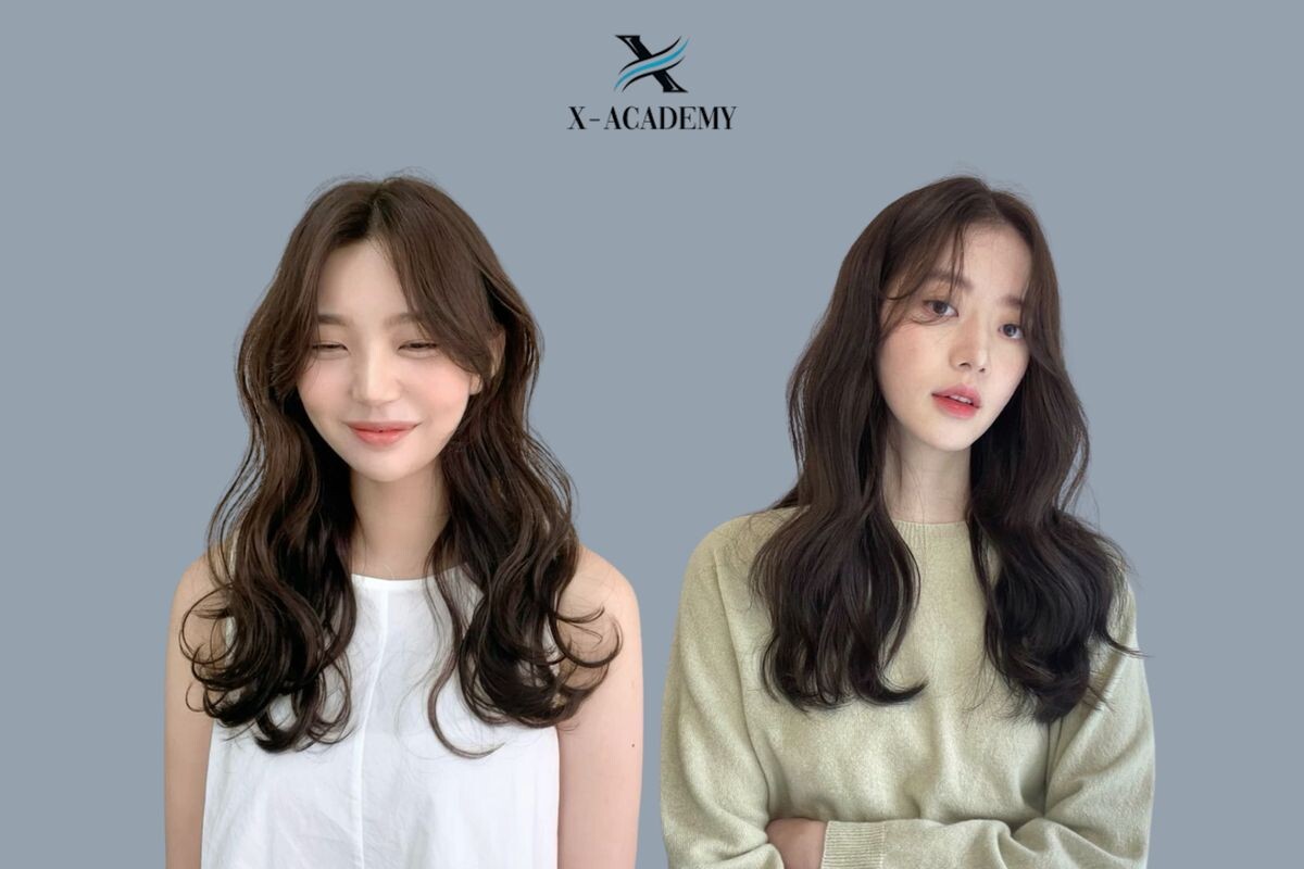 Tóc uốn gợn sóng ngang vai