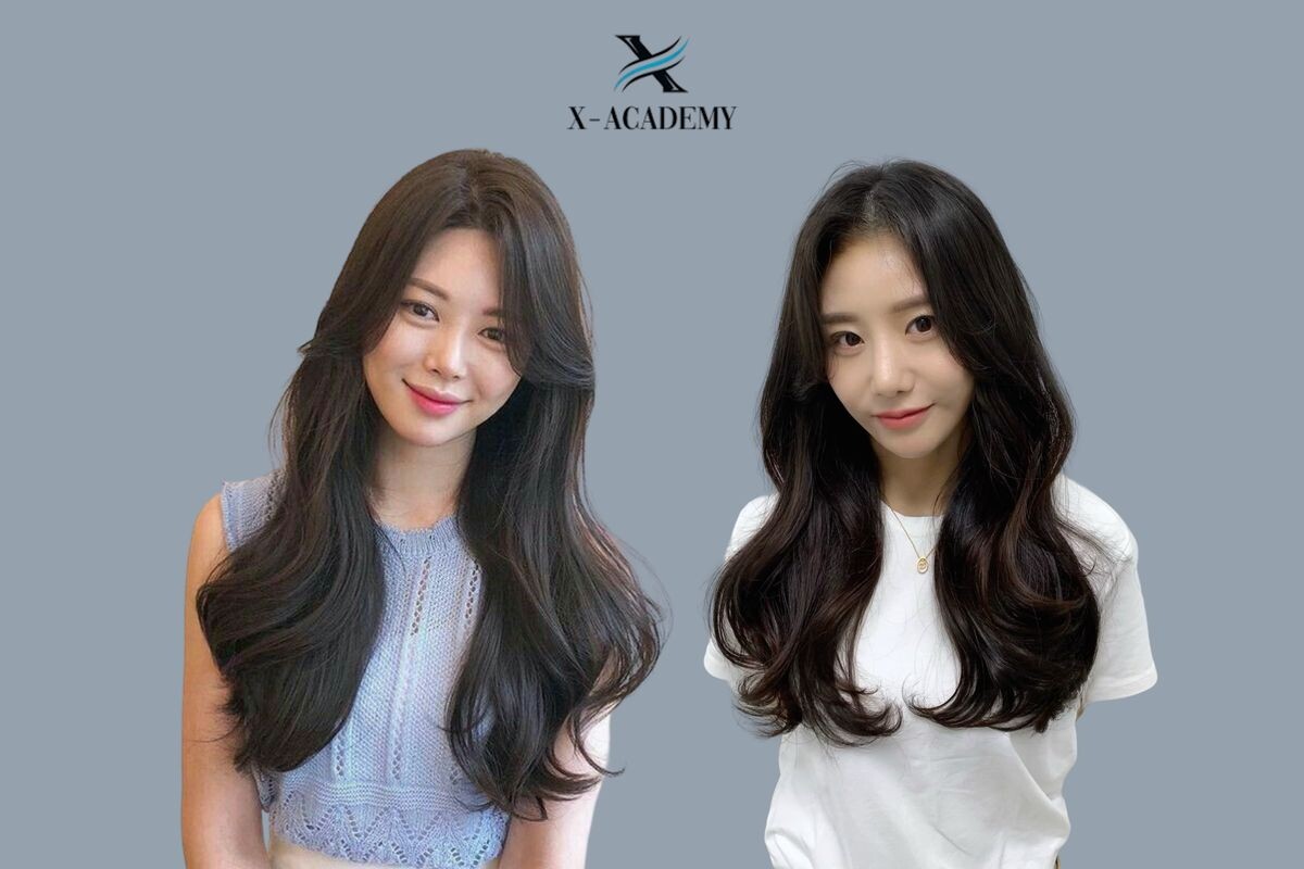 Tóc uốn đuôi gợn sóng