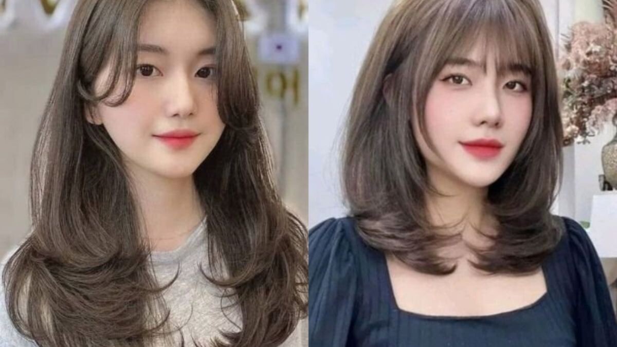 Tóc uốn mái chữ C