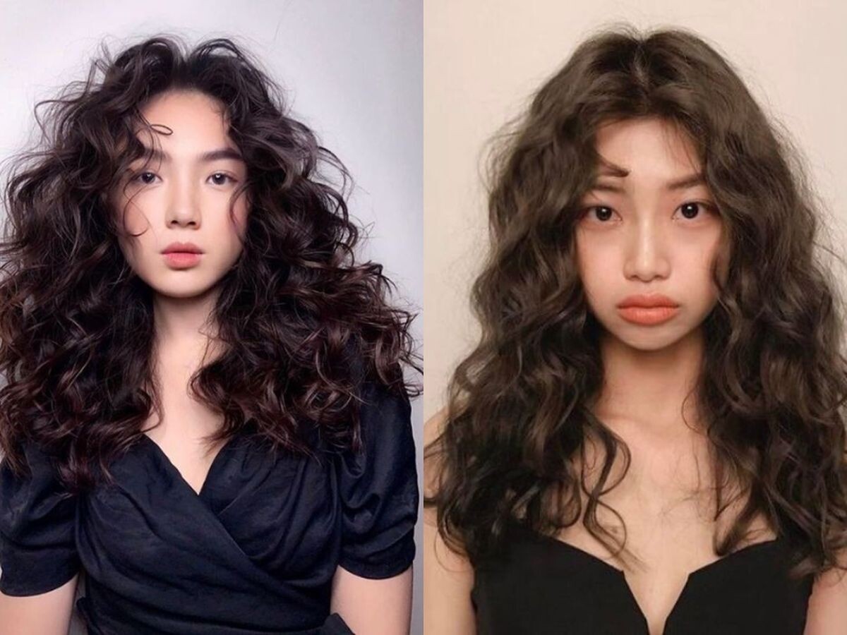 Tóc uốn xoăn hippie