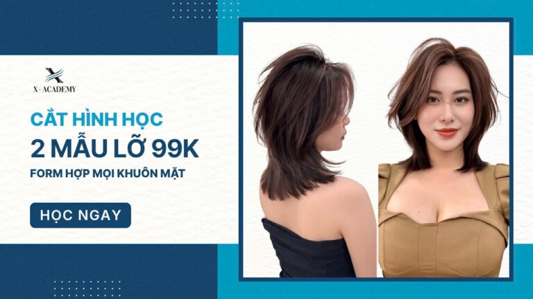 Cắt hình học 2 mẫu lỡ