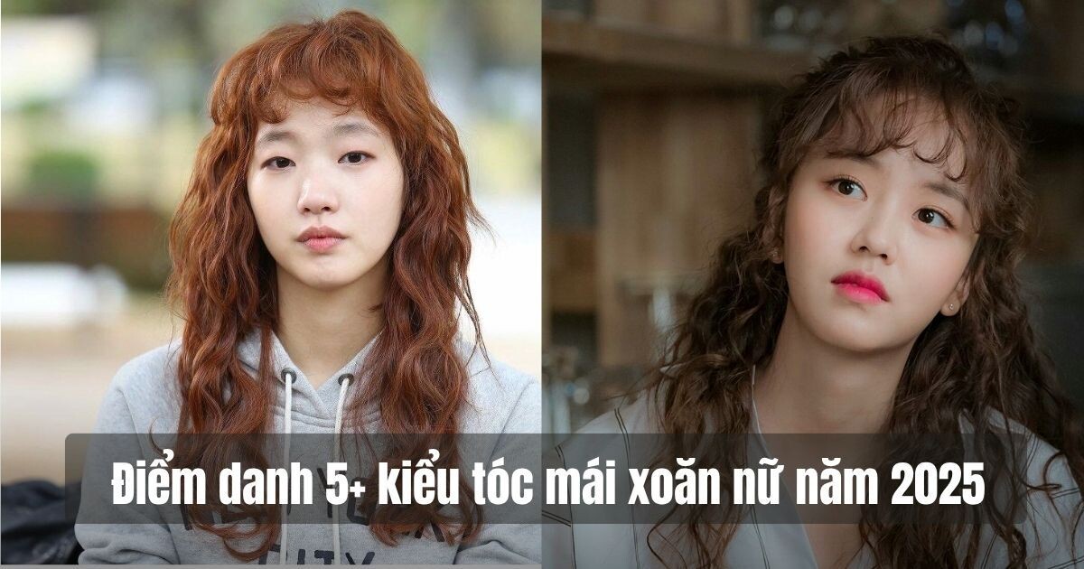 Tóc mái xoăn nữ