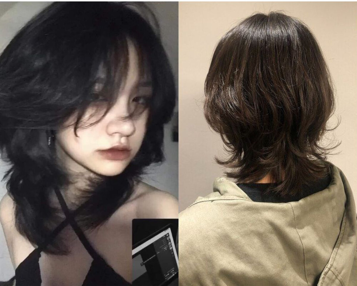 Tóc ngắn cá tính Wolf Cut