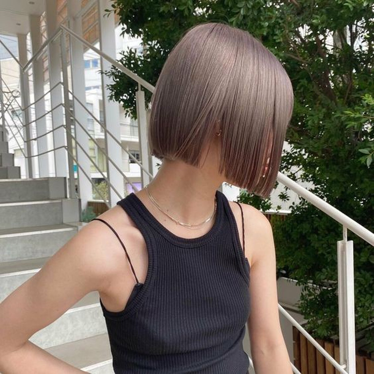 Tóc ngắn cá tính bob duỗi thắng