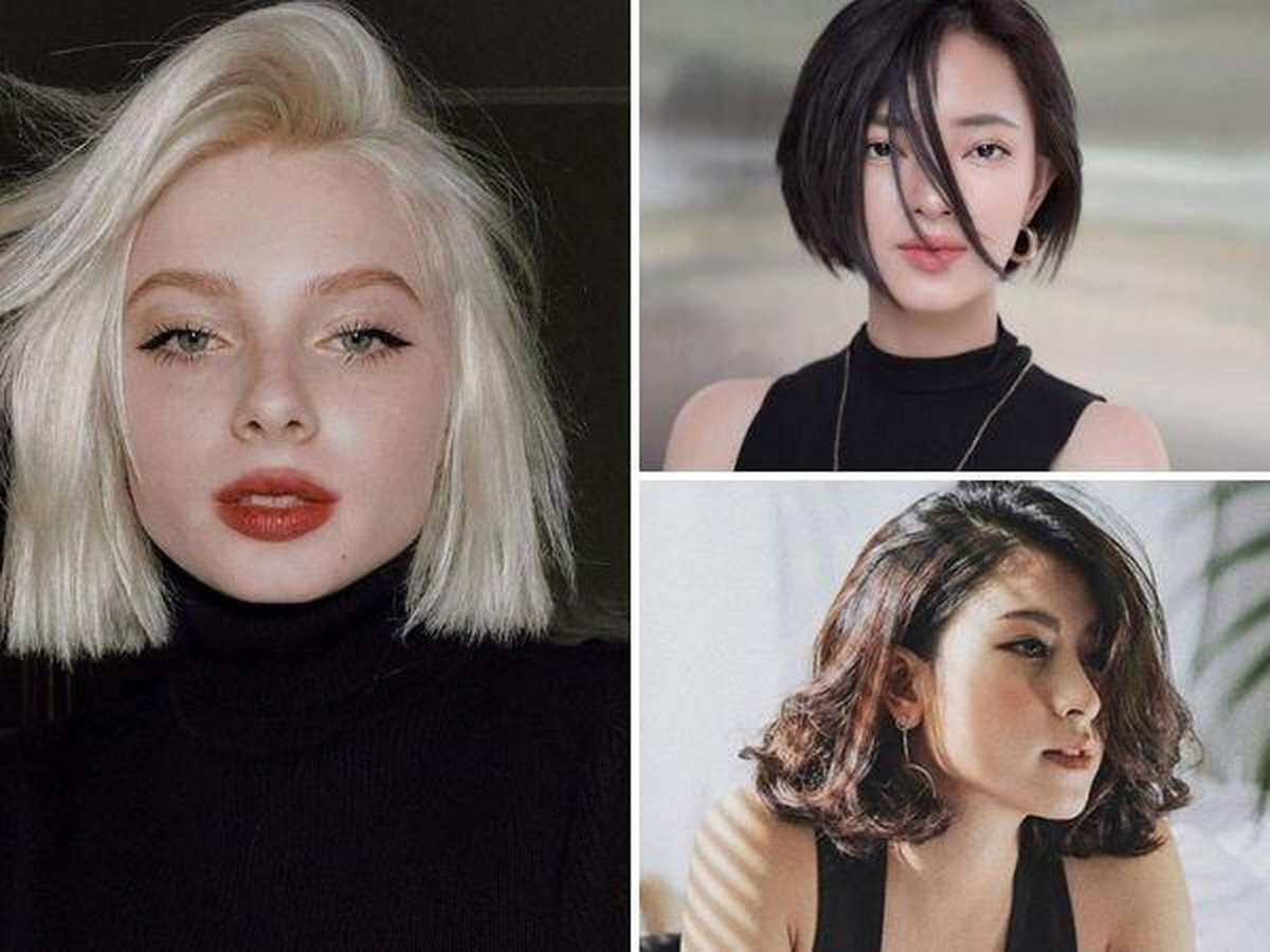 Kiểu tóc nữ cá tính cho mặt góc cạnh