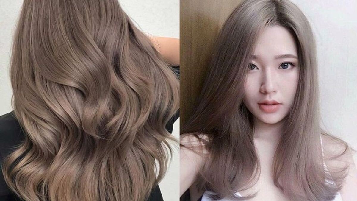 Màu tóc nâu socola ánh khói