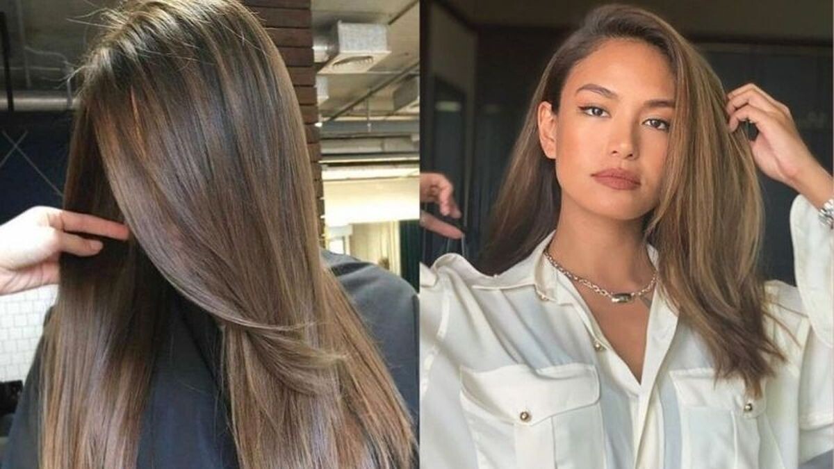 Màu tóc nâu socola ánh vàng