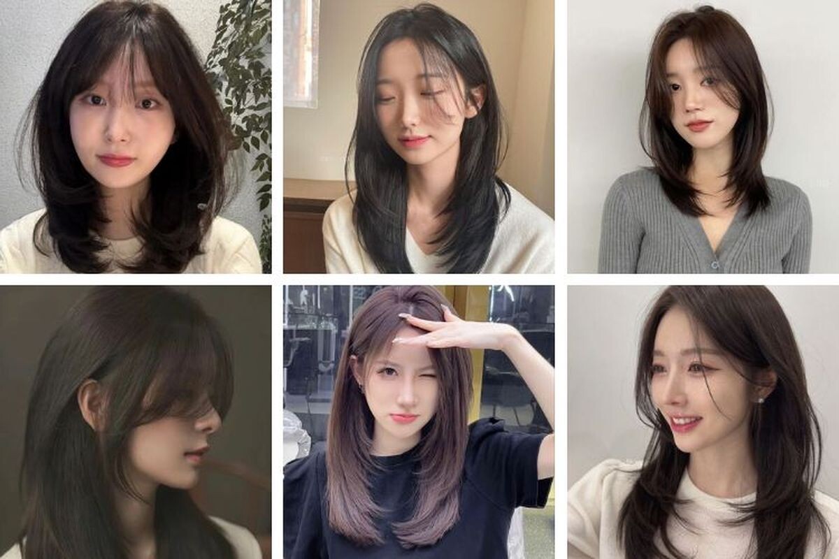 cắt tóc nữ layer