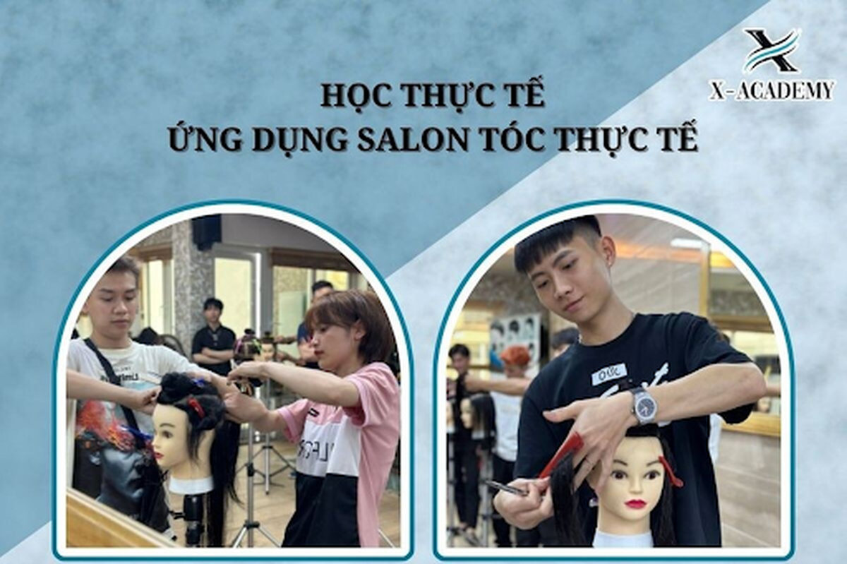 cắt tóc nữ cơ bản X-Academy