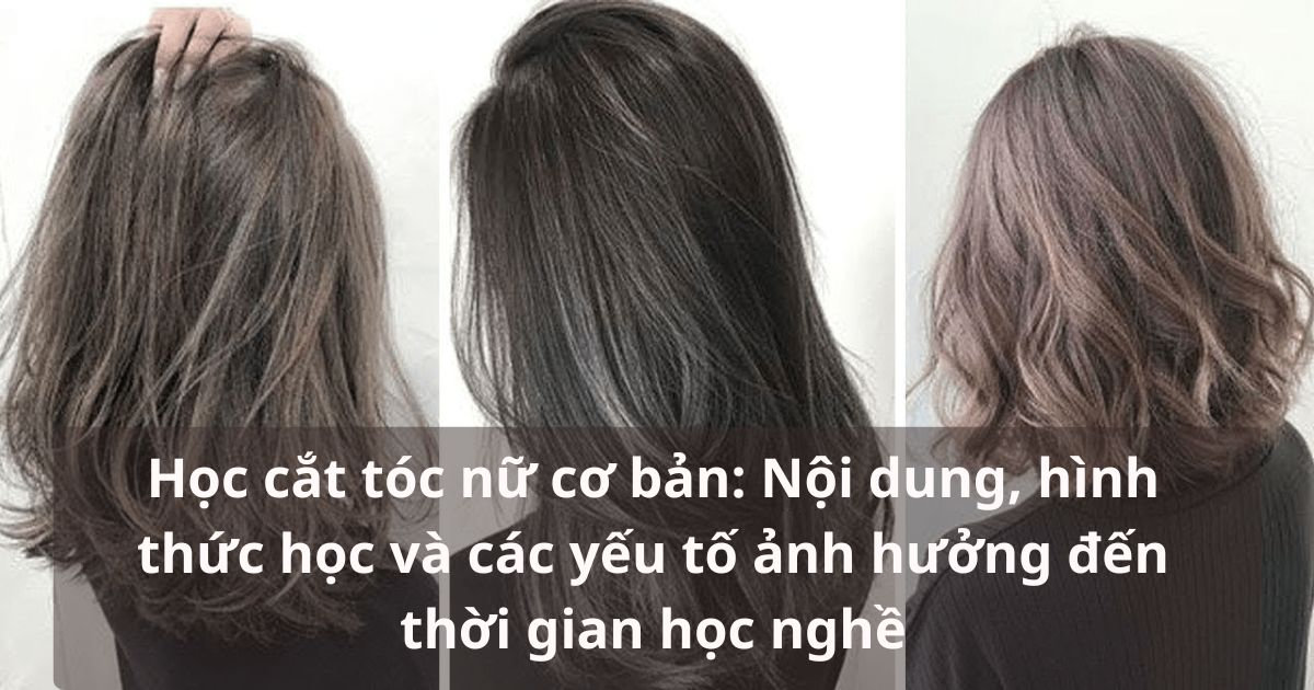 Học cắt tóc nữ