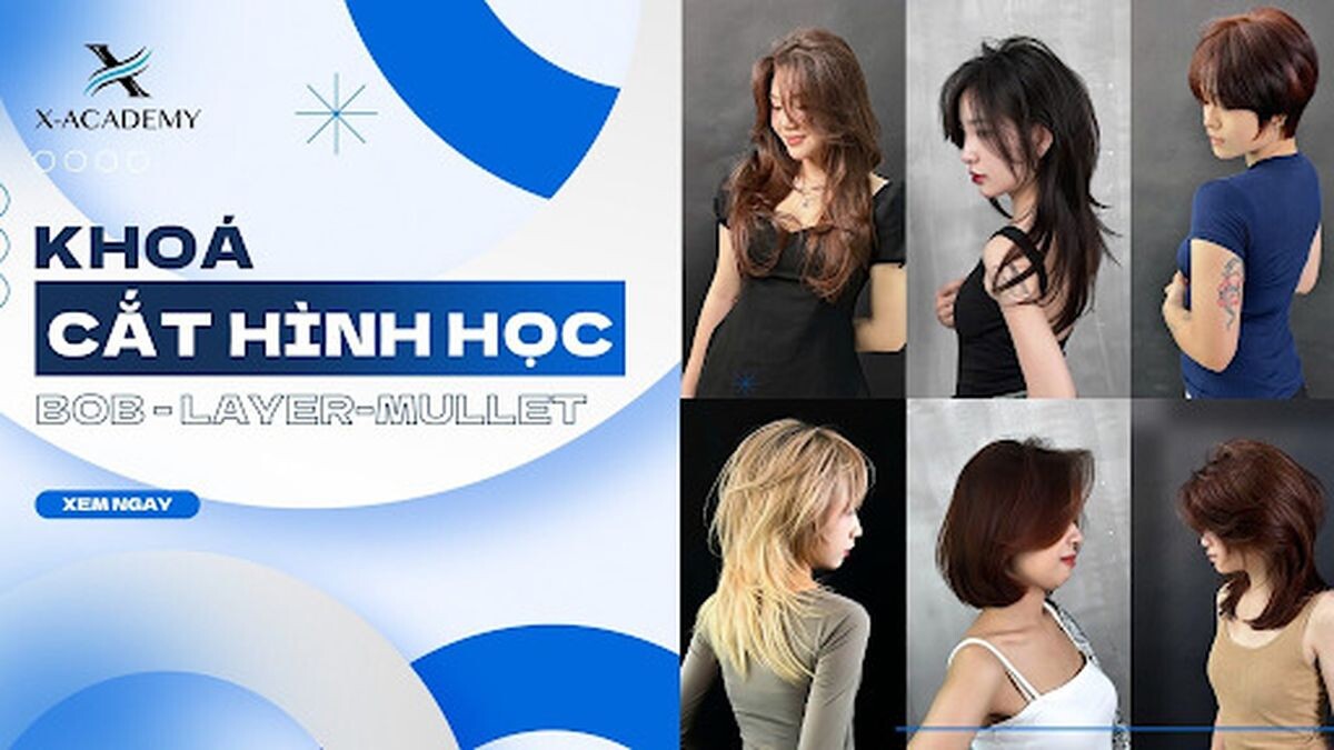 Khóa học cắt tóc hình học theo kỹ thuật Vidal Sassoon