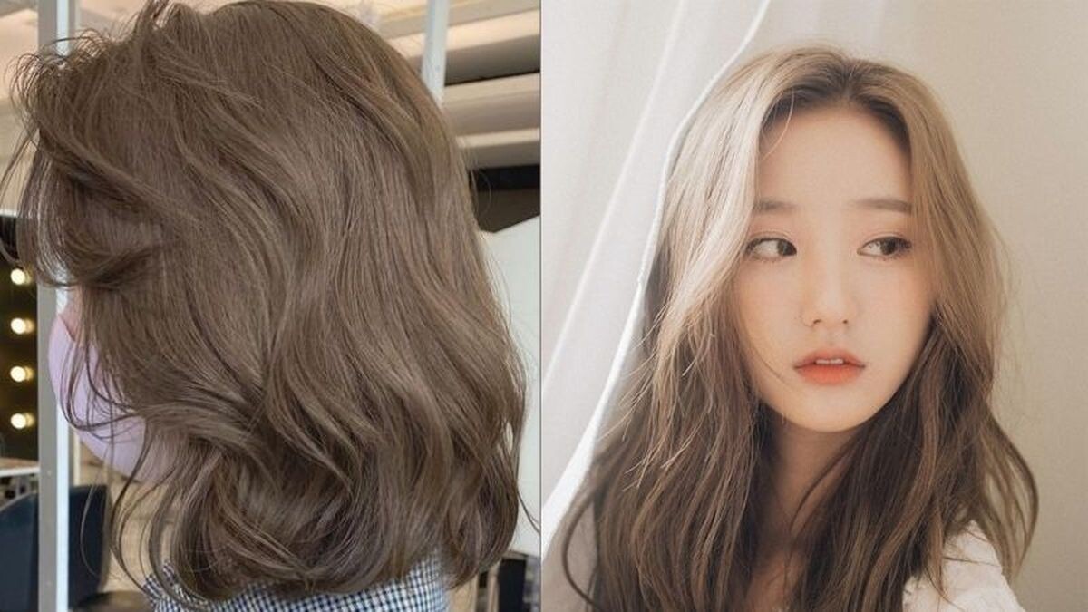 Màu tóc nâu socola khói