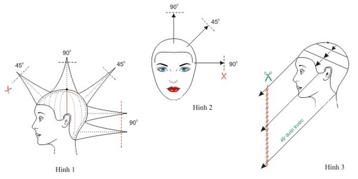 Lỗi góc độ trong cắt tóc