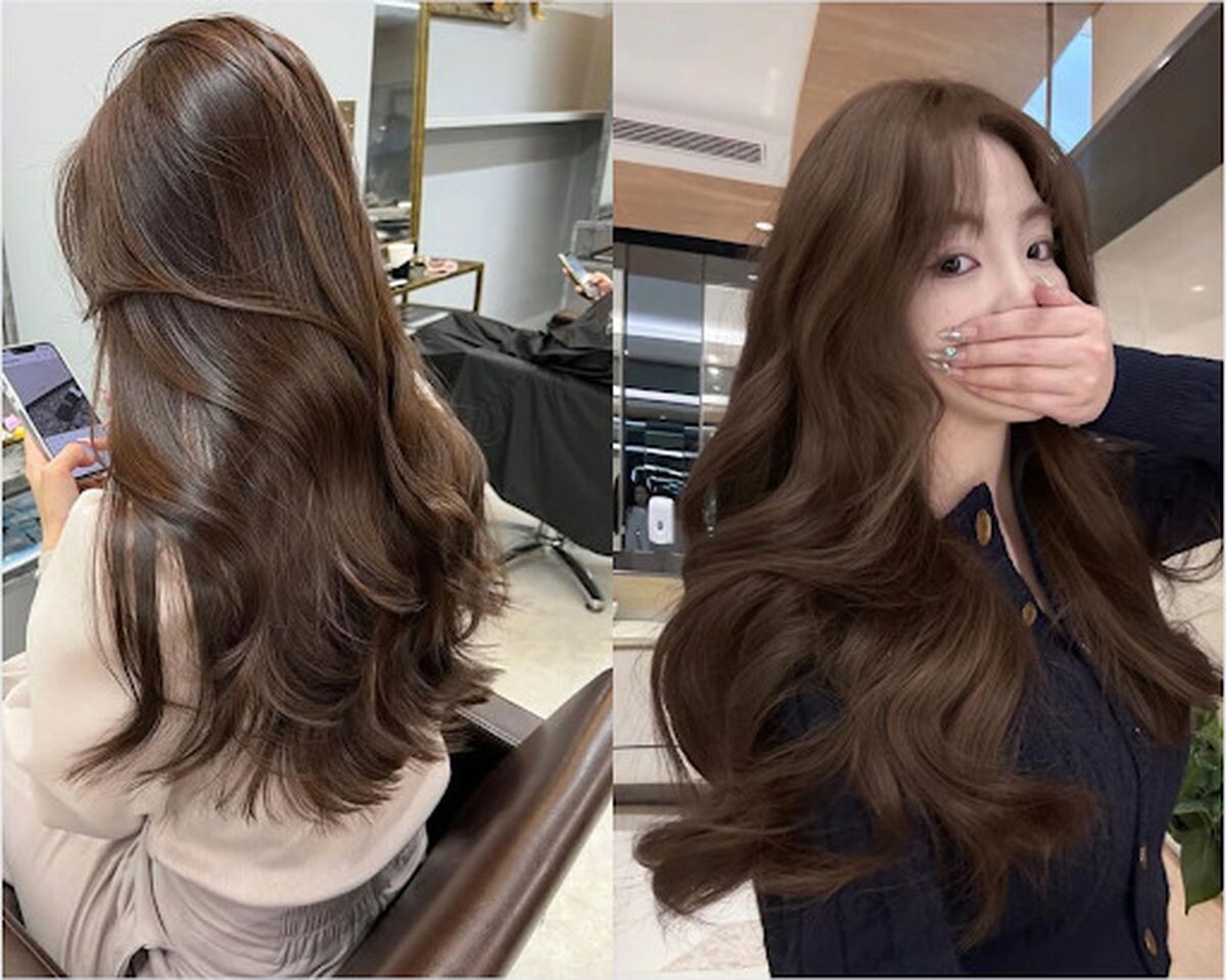 màu tóc nhuộm sáng da không tẩy