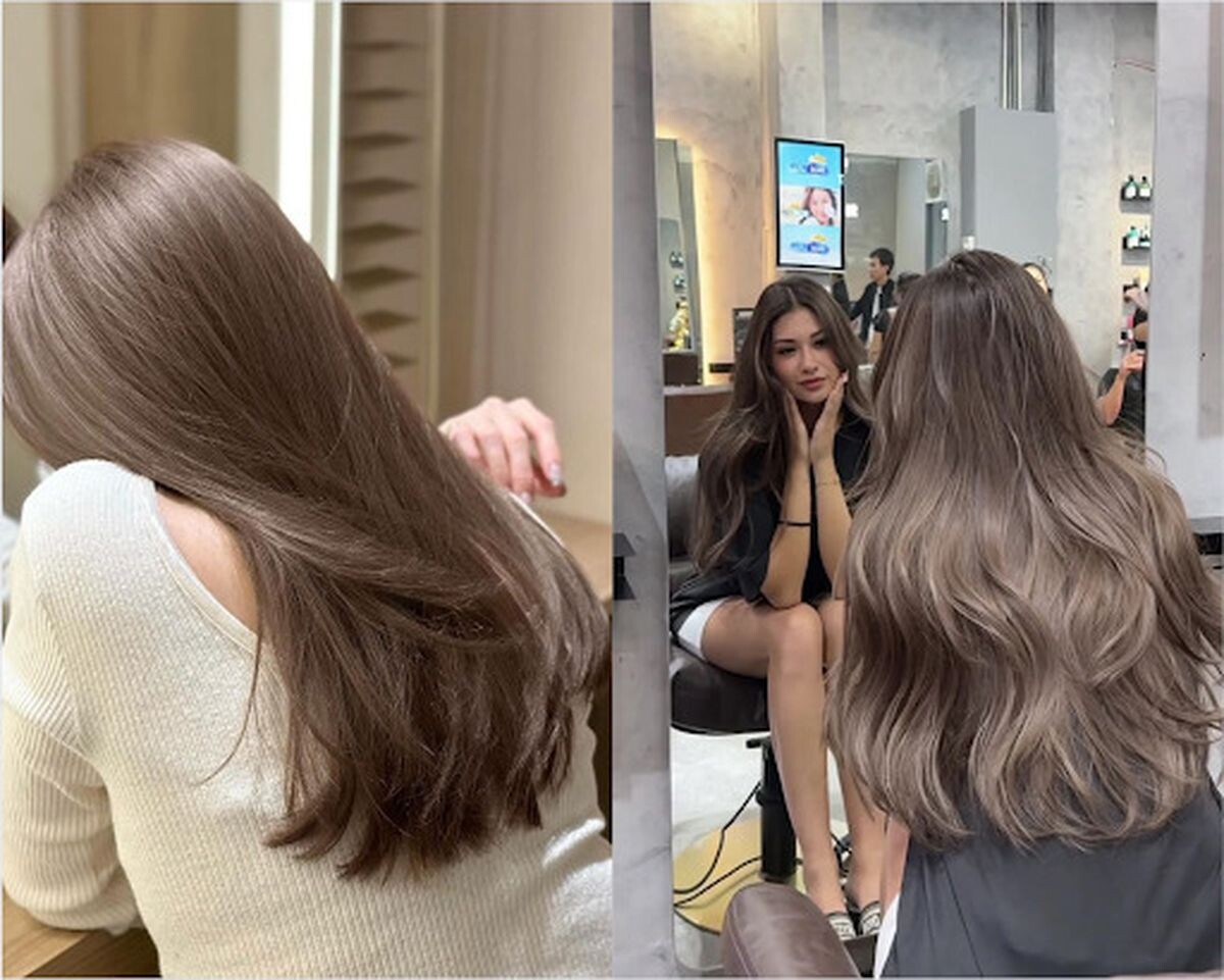 Màu tóc nữ nhuộm sáng da