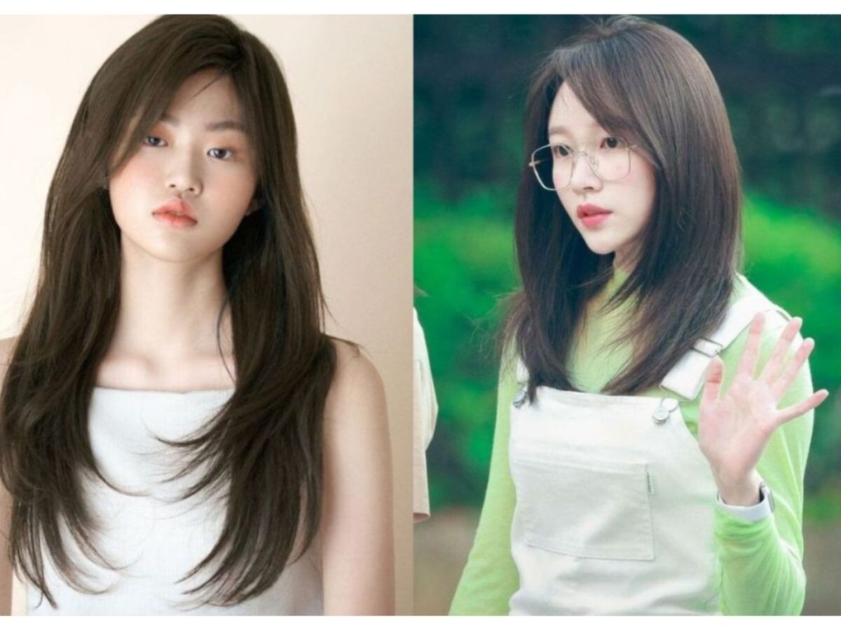 Tóc duỗi thẳng cúp layer