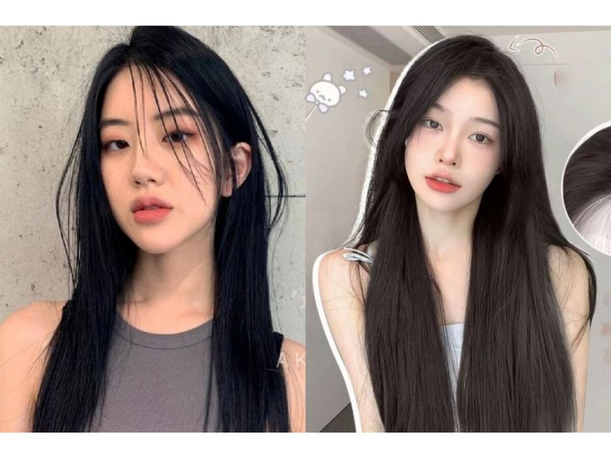 Tóc layer duỗi cho mặt dài