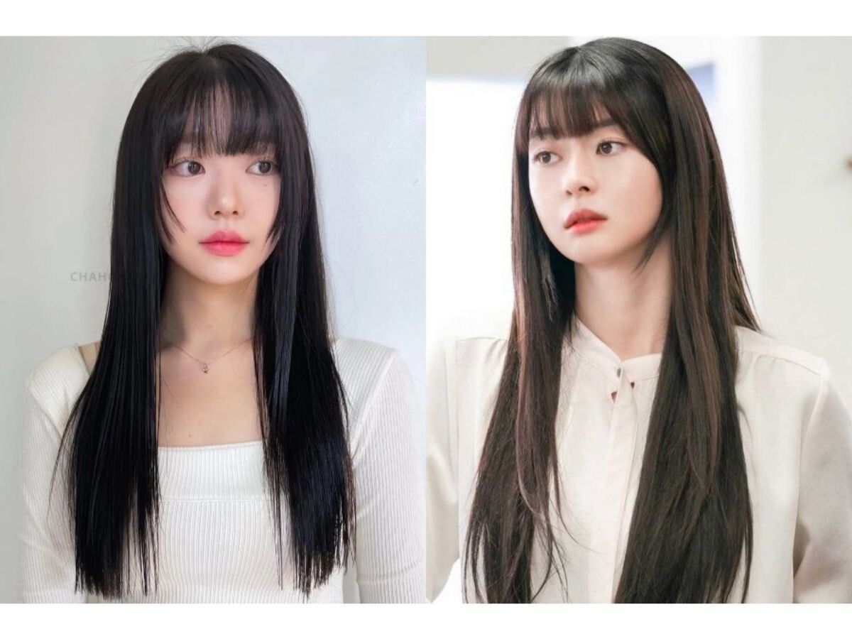 Tóc layer thẳng Nhật Bản