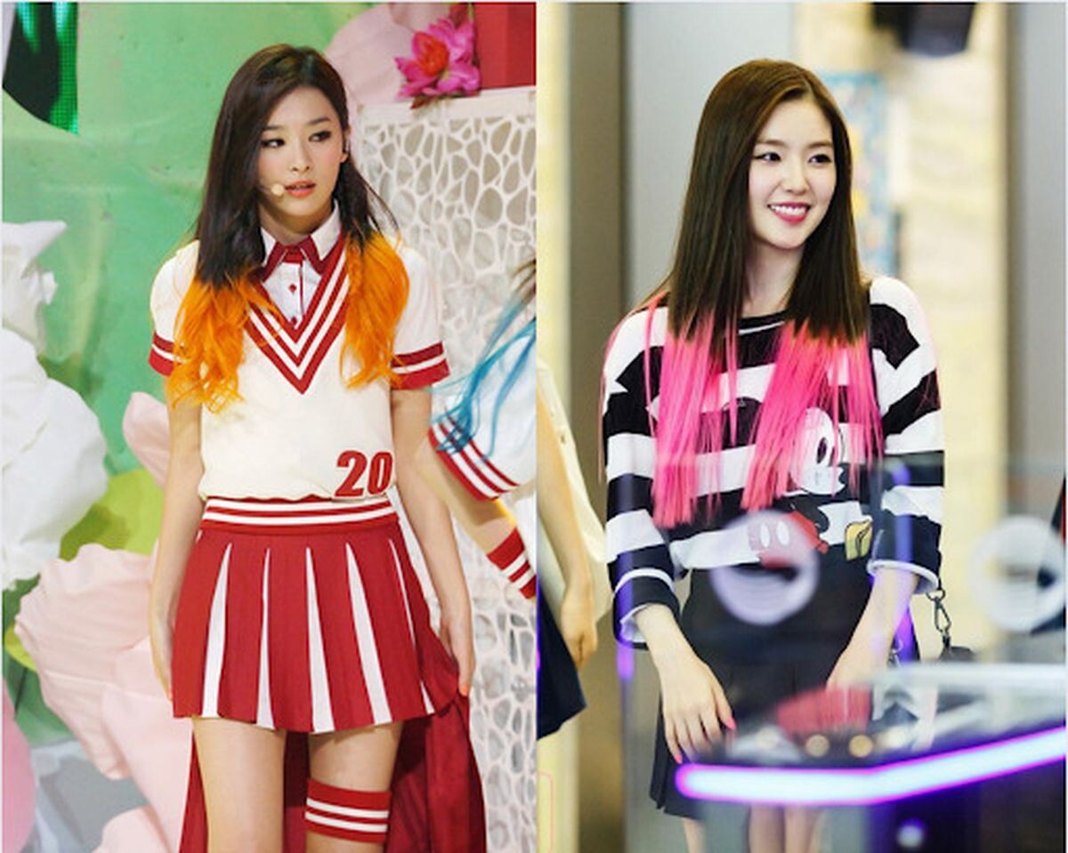 tóc nhuộm nửa đầu dưới