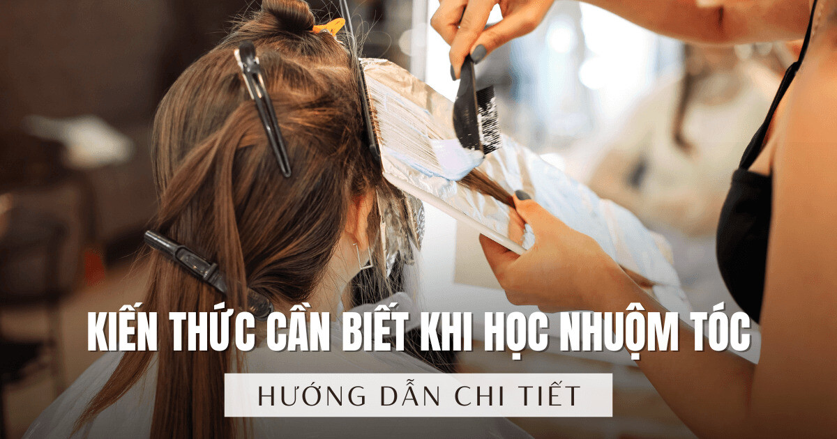 Công thức phối màu học nhuộm tóc